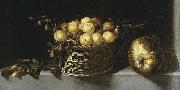 Juan van der Hamen y Leon Still life with fruit and vegetables USA oil painting artist